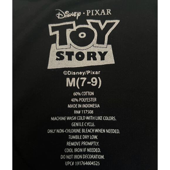 Disney Pixar Toy Story Buzz Lightyear “NOPE Not Today” Girls T-Shirt Size M 7-9 - Picture 4 of 7